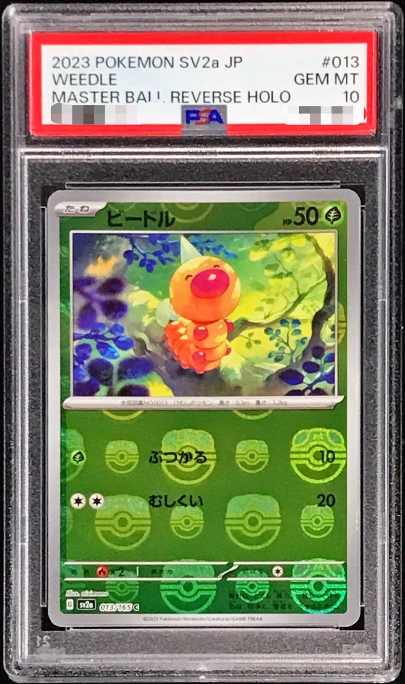 〔PSA10鑑定済〕ビードル(マスターボールミラー)【C】{013/165}