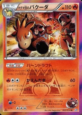 〔PSA9鑑定済〕マグマ団のバクーダ(002/034 R)